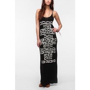 UO Knit Spaghetti Strap Maxi Dress